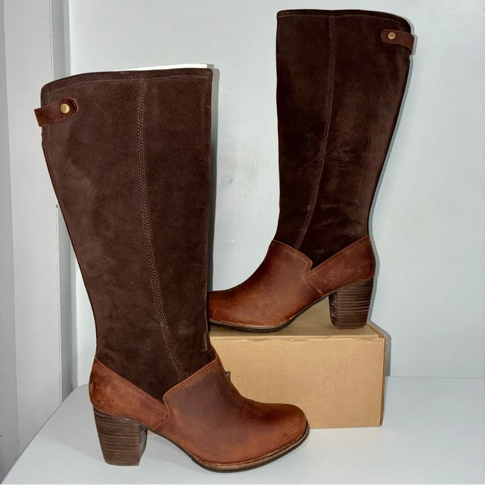 Cat Coretta Waterproof 14” Inner Zip Boots Women’s Size 9.5 - Picture 2 of 13